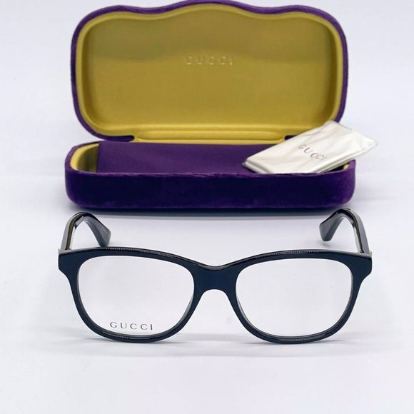 Sale! New Gucci 52mm Black Unisex Eyeglasses! - Picture 2 of 8